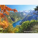 Afbeelding van 2000 st - Navy blue  lake in the Alps (door Castorland)
