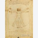 Afbeelding van 1000 st - Mens van Vitruvius - Leonardo Da Vinci (door Clementoni)