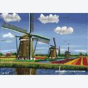 Afbeelding van 1000 st - NL: 3 Mills / 3 Windmolens (door Puzzelman)