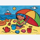 Afbeelding van 16 st - Noa op het strand - Vloerpuzzels (door Puzzelman)