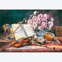 Afbeelding van 1500 st - Muzikaal Stilleven (door Castorland)