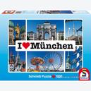 Afbeelding van 1000 st - I love Munchen - I Love ... (door Schmidt)