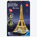 Afbeelding van 216 st - Eiffeltoren bij Nacht - Puzzle 3D Night Edition (door Ravensburger)