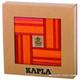 Afbeelding van Rood en Oranje (40 st) met boekje - Kapla Blokken (door Kapla)