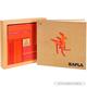 Afbeelding van Rood en Oranje (40 st) met boekje - Kapla Blokken (door Kapla)