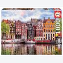 Afbeelding van 1000 st - Dansende huizen, Amsterdam (door Educa)