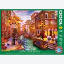 Afbeelding van 1000 st - Zonsondergang in Venetië (door Eurographics)