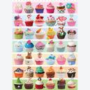Afbeelding van 1000 st - Cupcake feestje (door Eurographics)