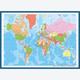 Afbeelding van 1000 st - Map of the World  (door Eurographics)