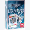 Afbeelding van Casino Quality playing cards Bridge size English art Blue back - Diamond Series - Kaartspelen (door Cartamundi)