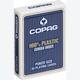 Afbeelding van Copag Poker size 55 playing cards 100% plastic Jumbo index Blue - Gokspelen (door Cartamundi)